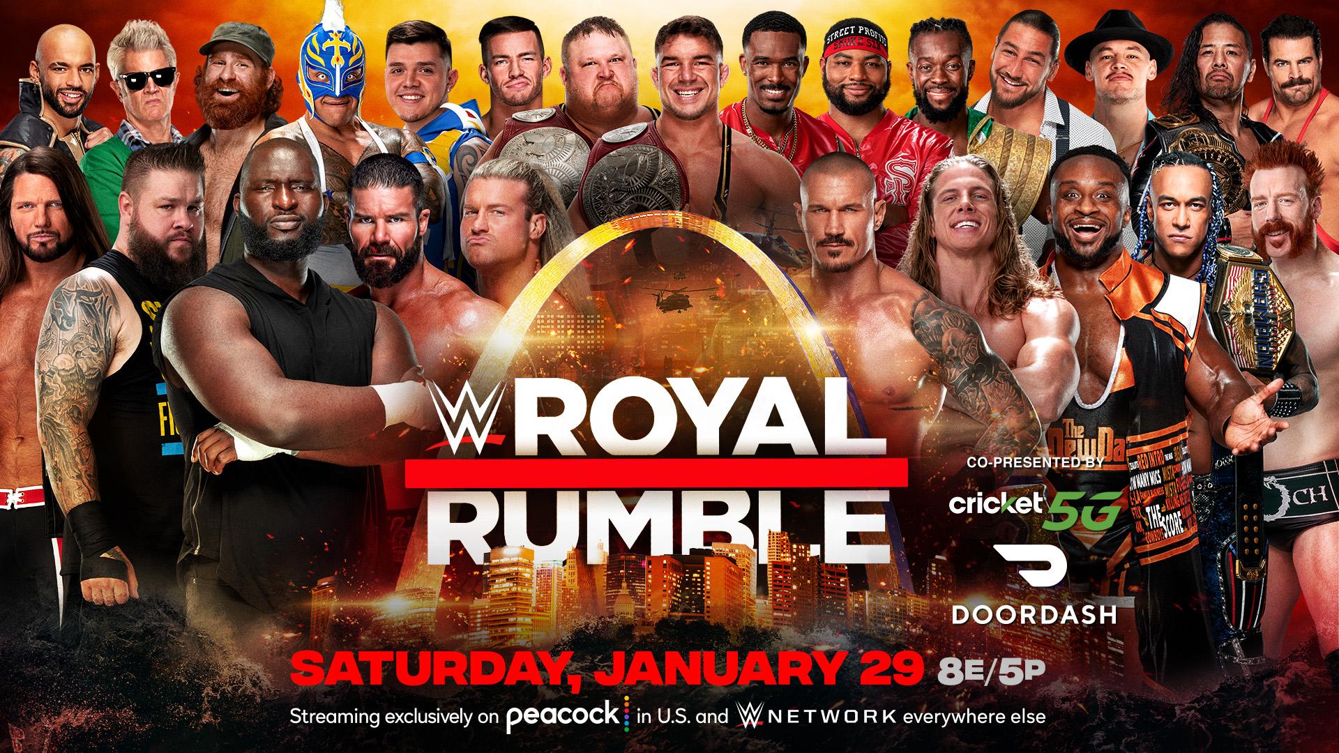 Three new participants added to WWE men’s Royal Rumble match