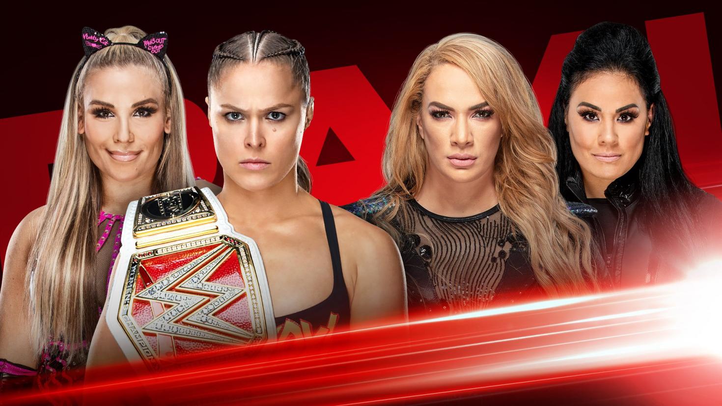 Rousey & Natalya vs. Nia Jax & Tamina announced for WWE Raw