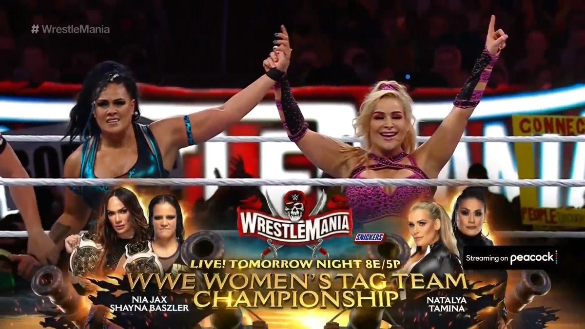 Women’s tag title match set for WWE WrestleMania 37 night two