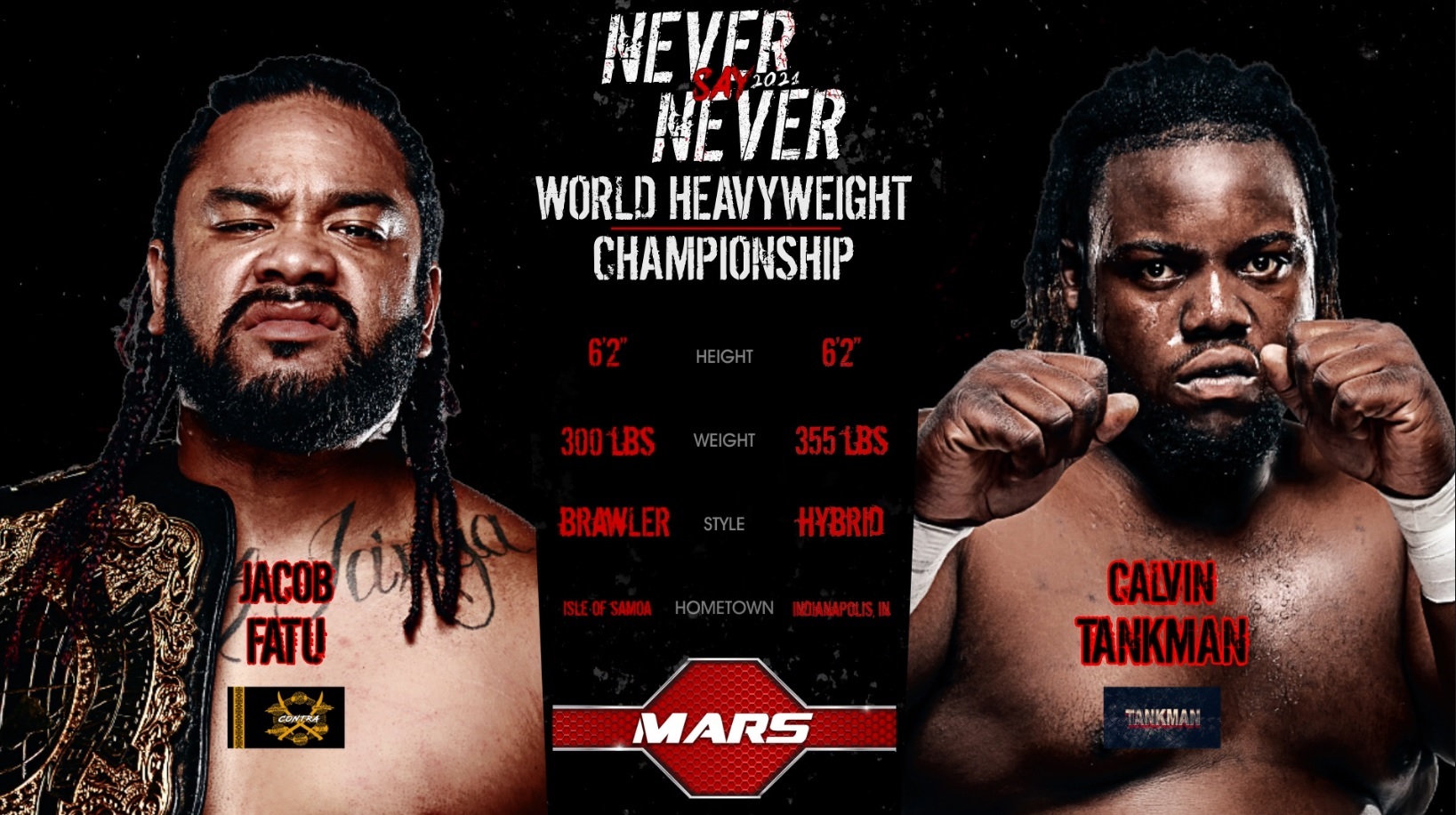 MLW Never Say Never results: Jacob Fatu vs. Calvin Tankman title match