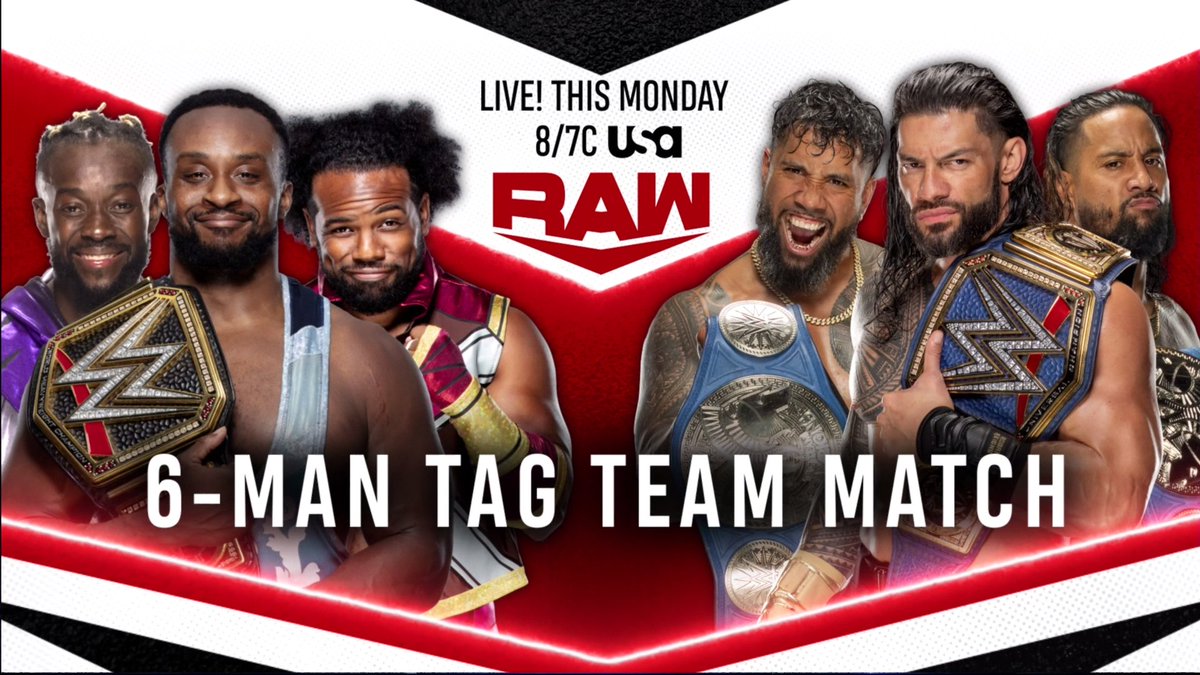 New Day vs. Roman Reigns & The Usos set for WWE Raw