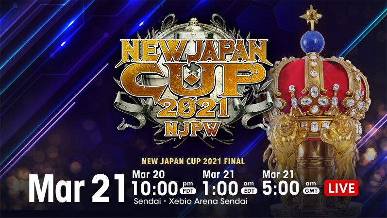 Finals set for New Japan Cup 2021