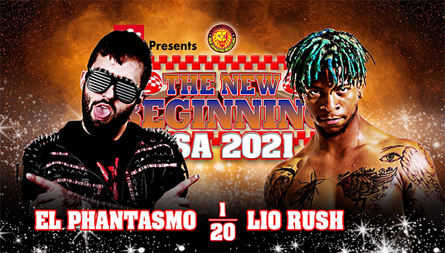 NJPW Strong results: El Phantasmo vs. Lio Rush