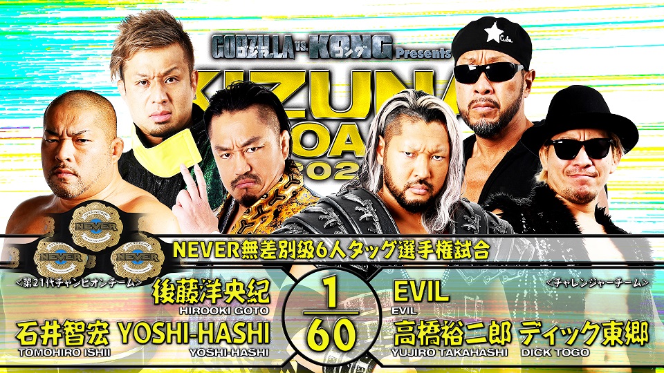 NJPW Kizuna Road results: NEVER Six-Man title match