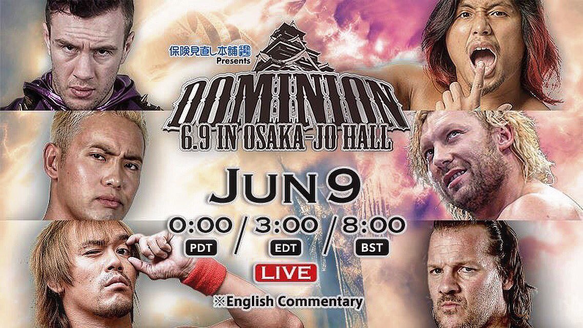 NJPW Dominion live results: Okada vs. Omega, Naito vs. Jericho