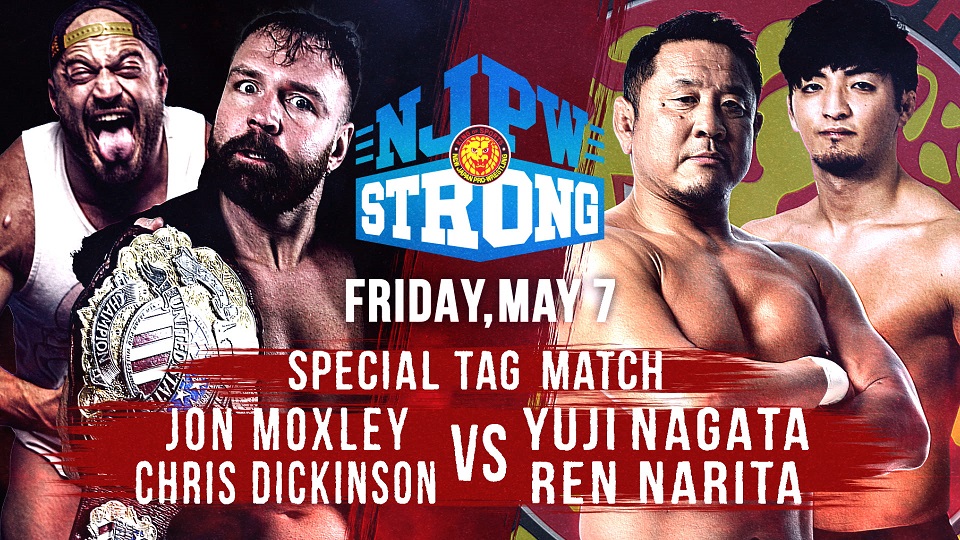 Jon Moxley and Yuji Nagata to face off in NJPW Strong tag match