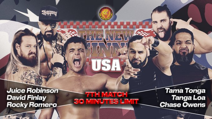 NJPW New Beginning USA Nashville results: Six-man tag main event