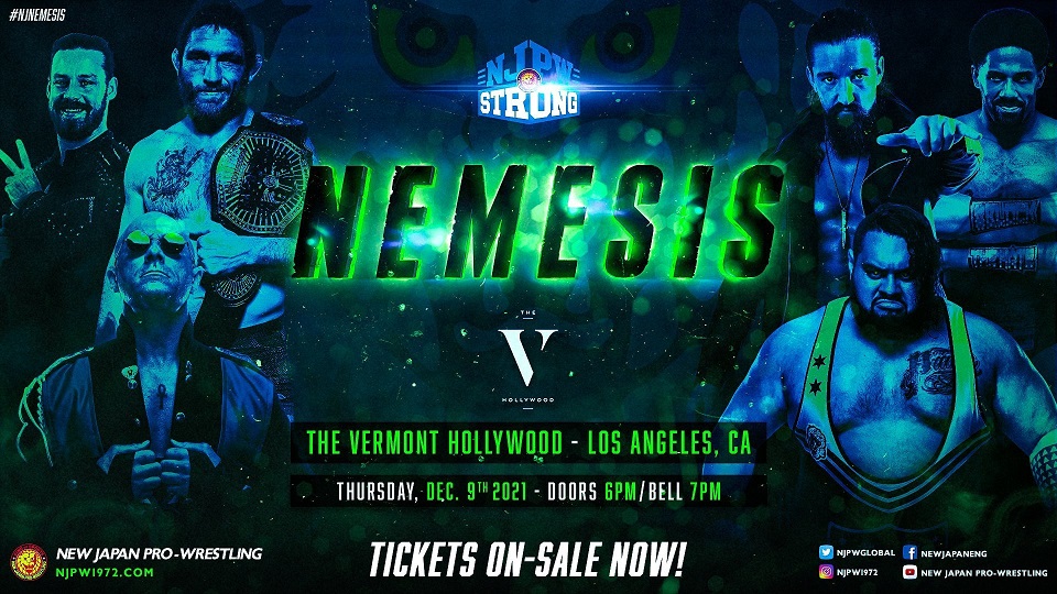 Three matches added to NJPW Strong Nemesis