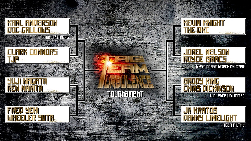 NJPW Strong Tag Team Turbulence semifinals set
