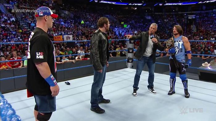 AJ Styles vs. John Cena vs. Dean Ambrose set for WWE No Mercy
