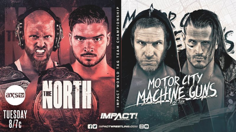 The North vs. Motor City Machine Guns tag title match set for Impact
