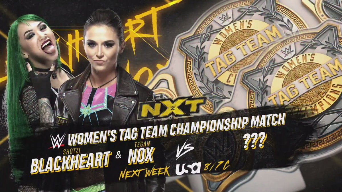 NXT’s Nox & Blackheart to challenge for Women’s Tag Team titles
