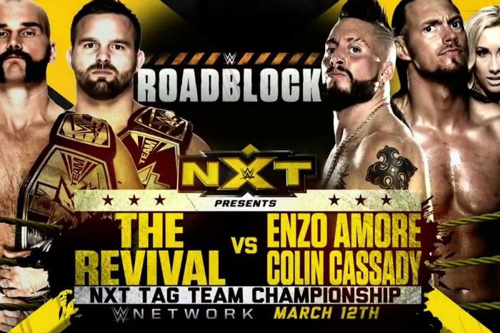 WWE books NXT tag title match for Roadblock Network special