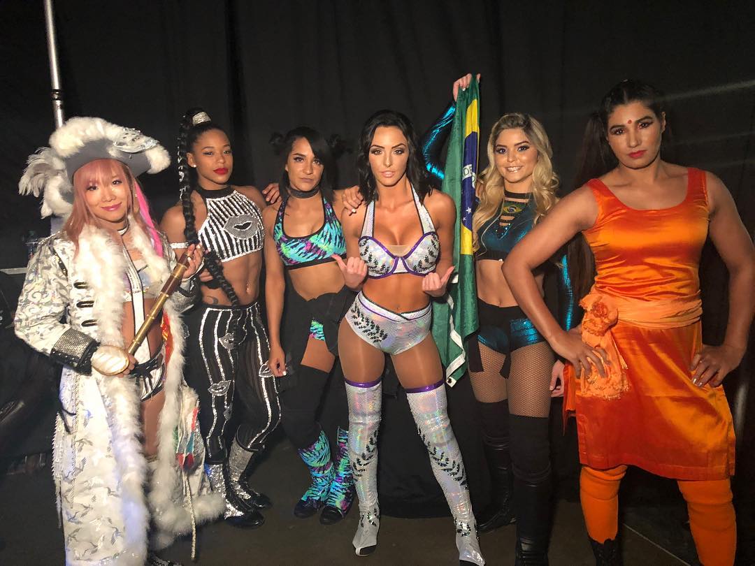 Six NXT wrestlers take part in WrestleMania Women’s Battle Royal