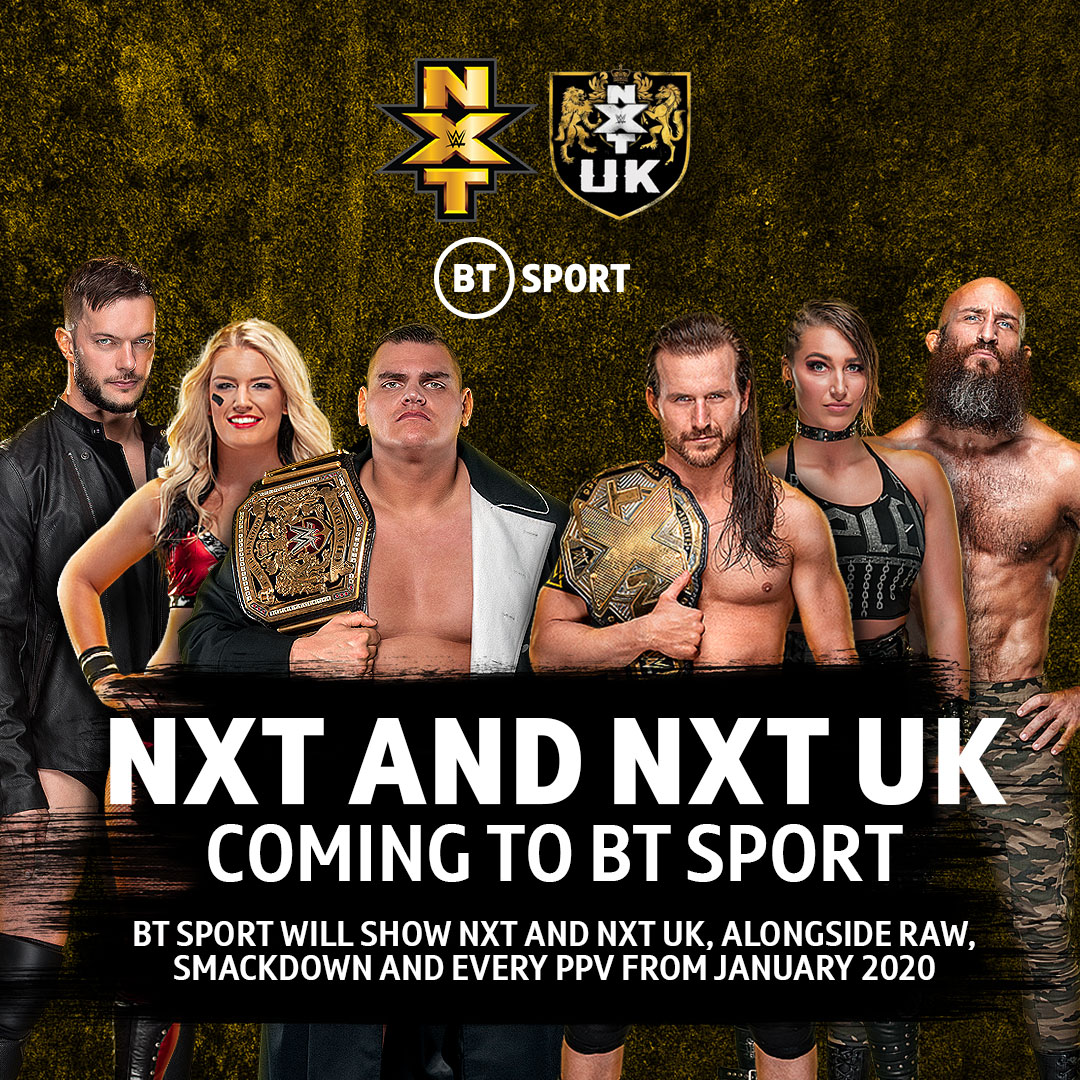 NXT and NXT UK to air on BT Sport in UK and Ireland