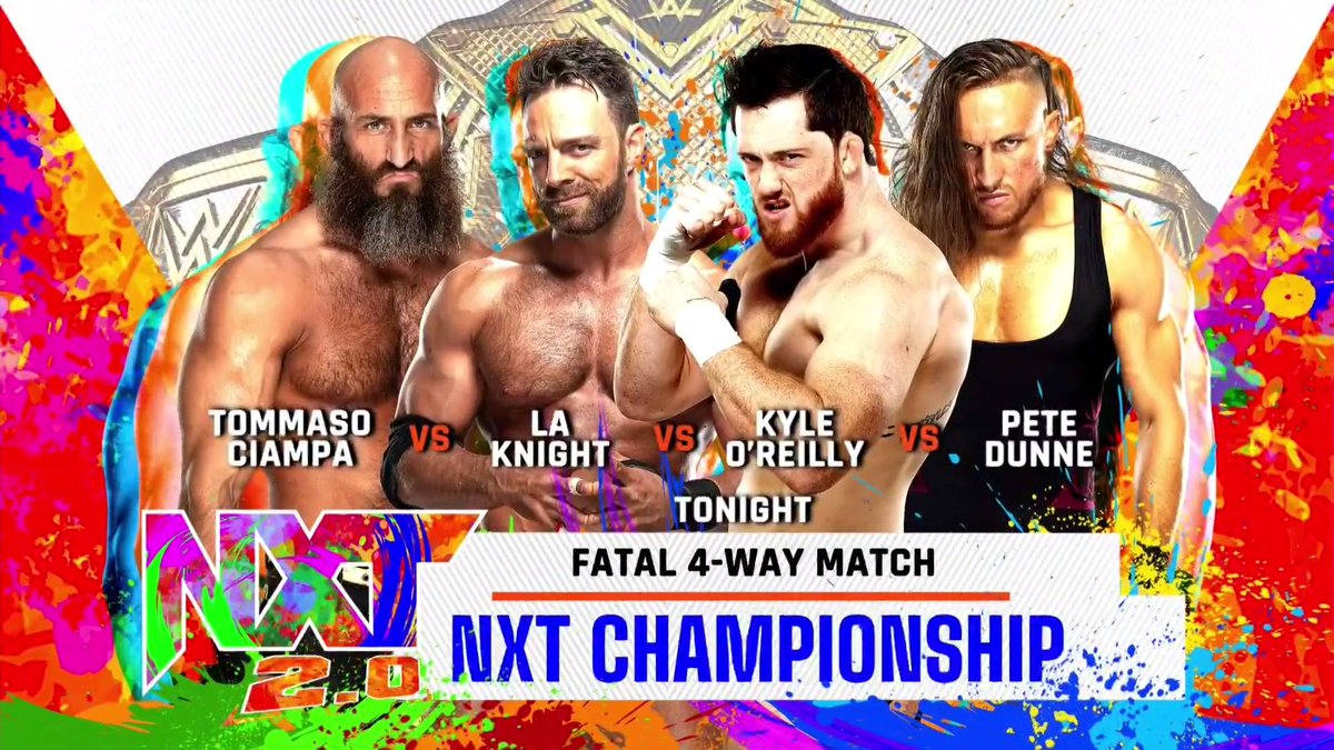 WWE NXT live results: Four-way match to determine new champion