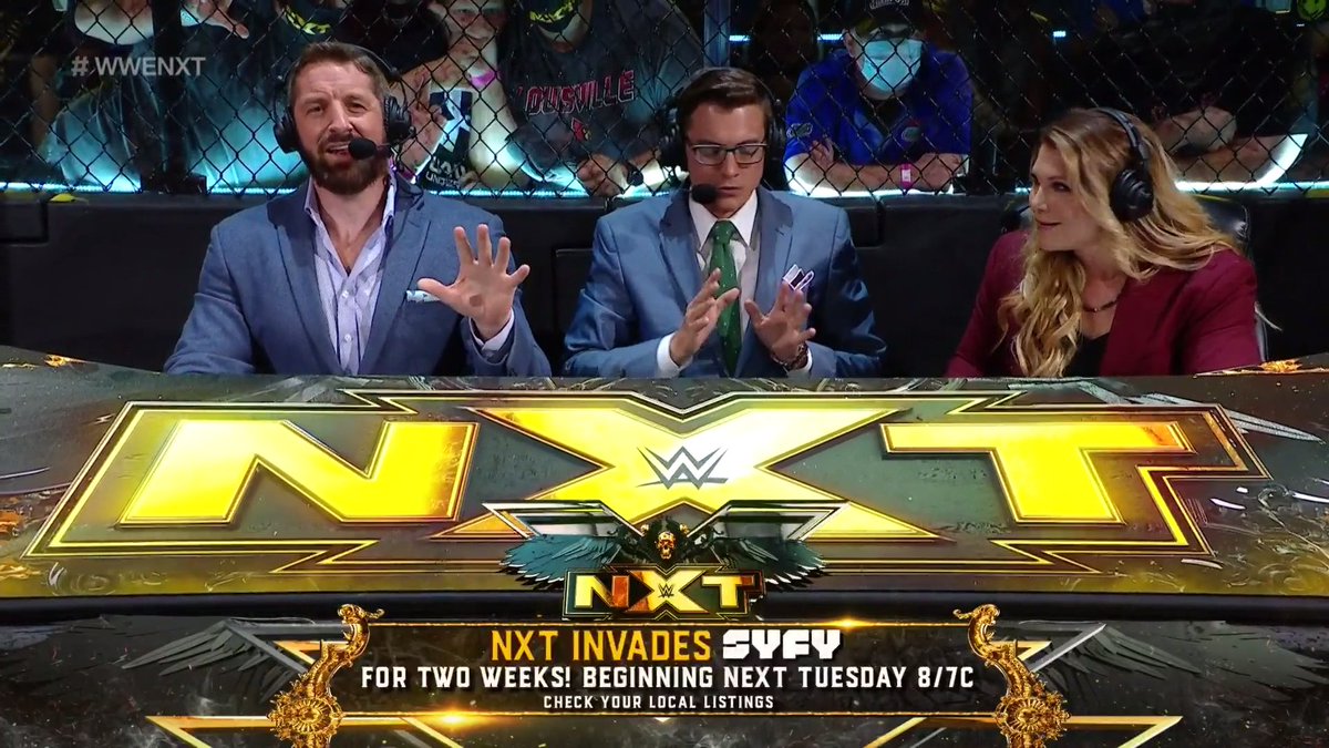 WWE NXT to air on Syfy for two weeks, matches set for next Tuesday
