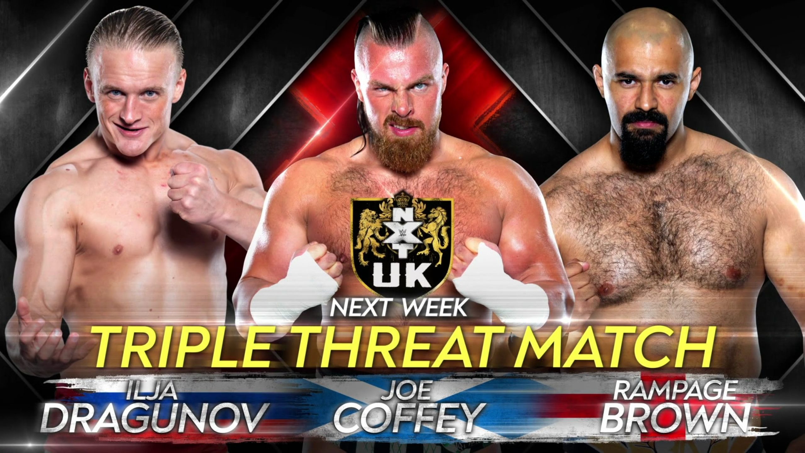 Triple threat match to headline next week’s NXT UK