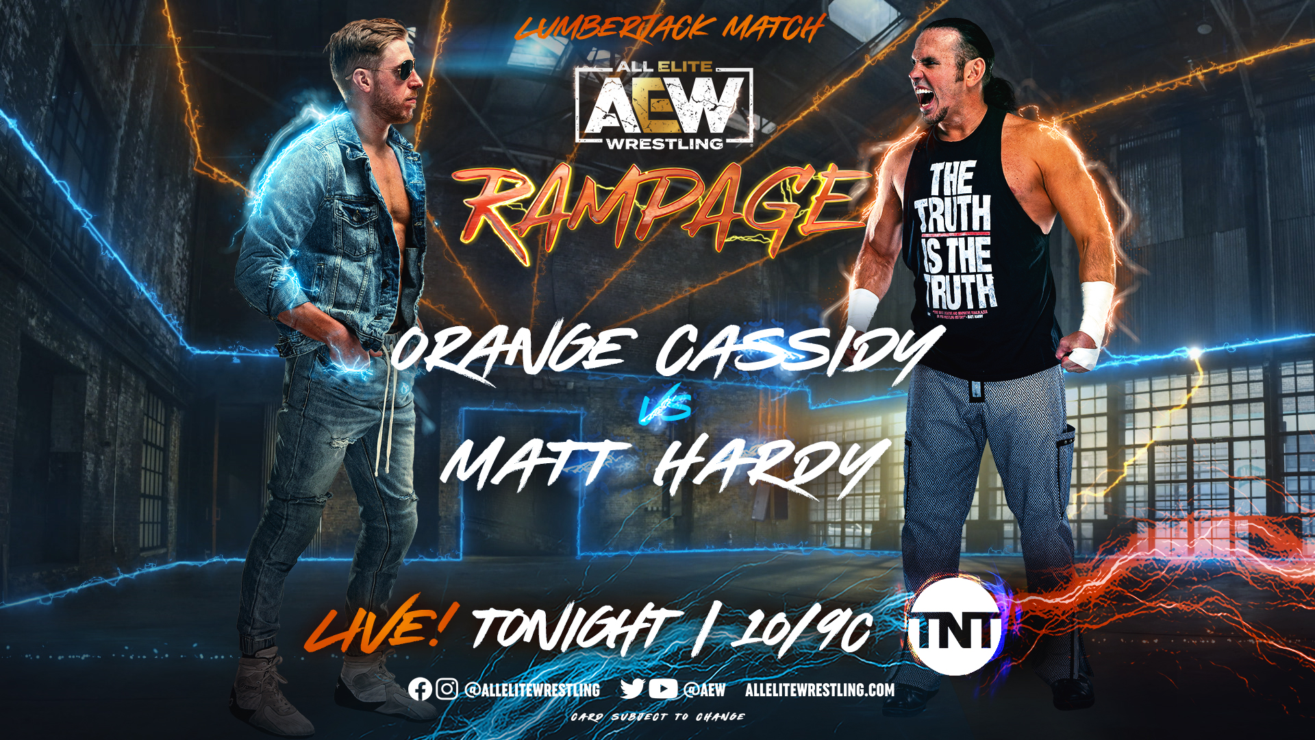 AEW Rampage live results: Cassidy vs. Hardy lumberjack match