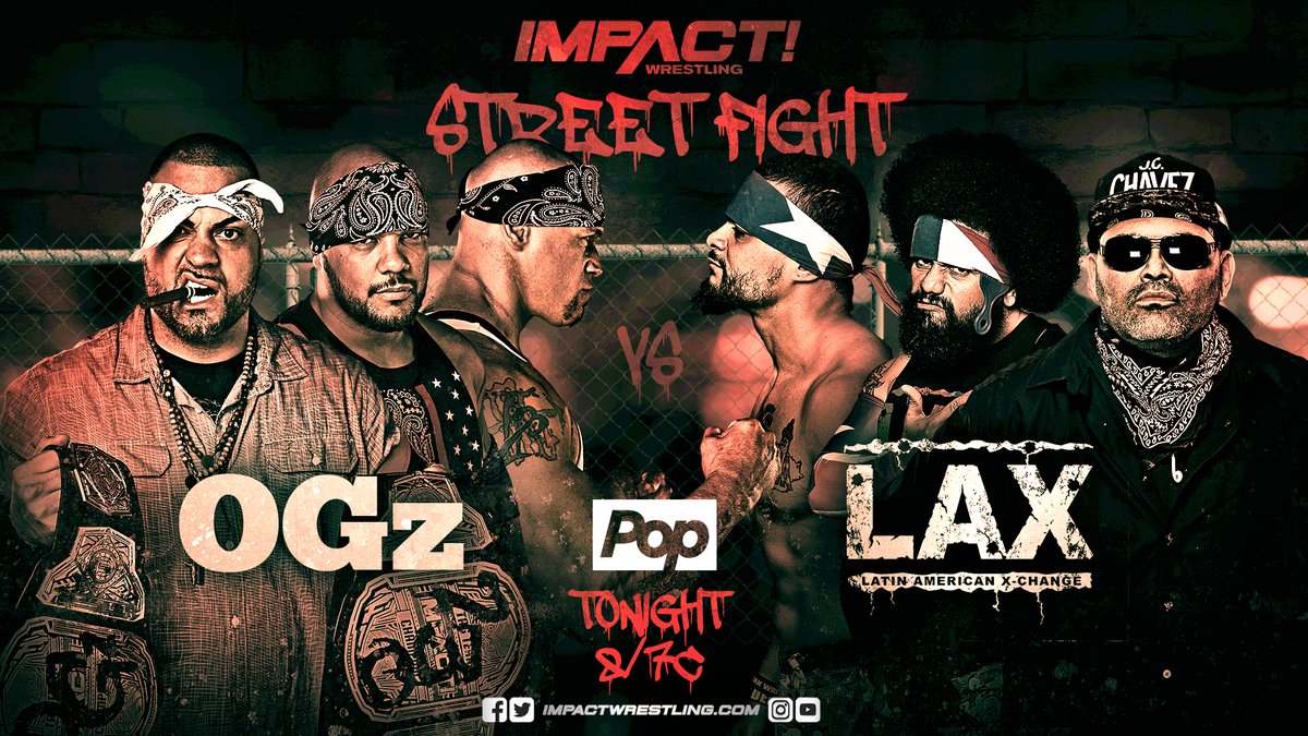 Impact Wrestling results: LAX vs. OGz street fight, Fenix vs. Callihan