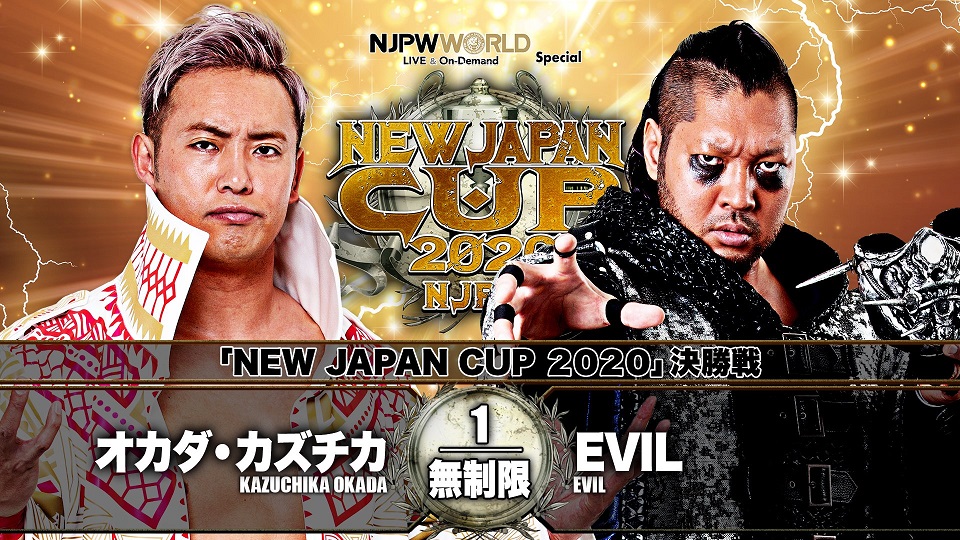 New Japan Cup finals live results: Kazuchika Okada vs. EVIL