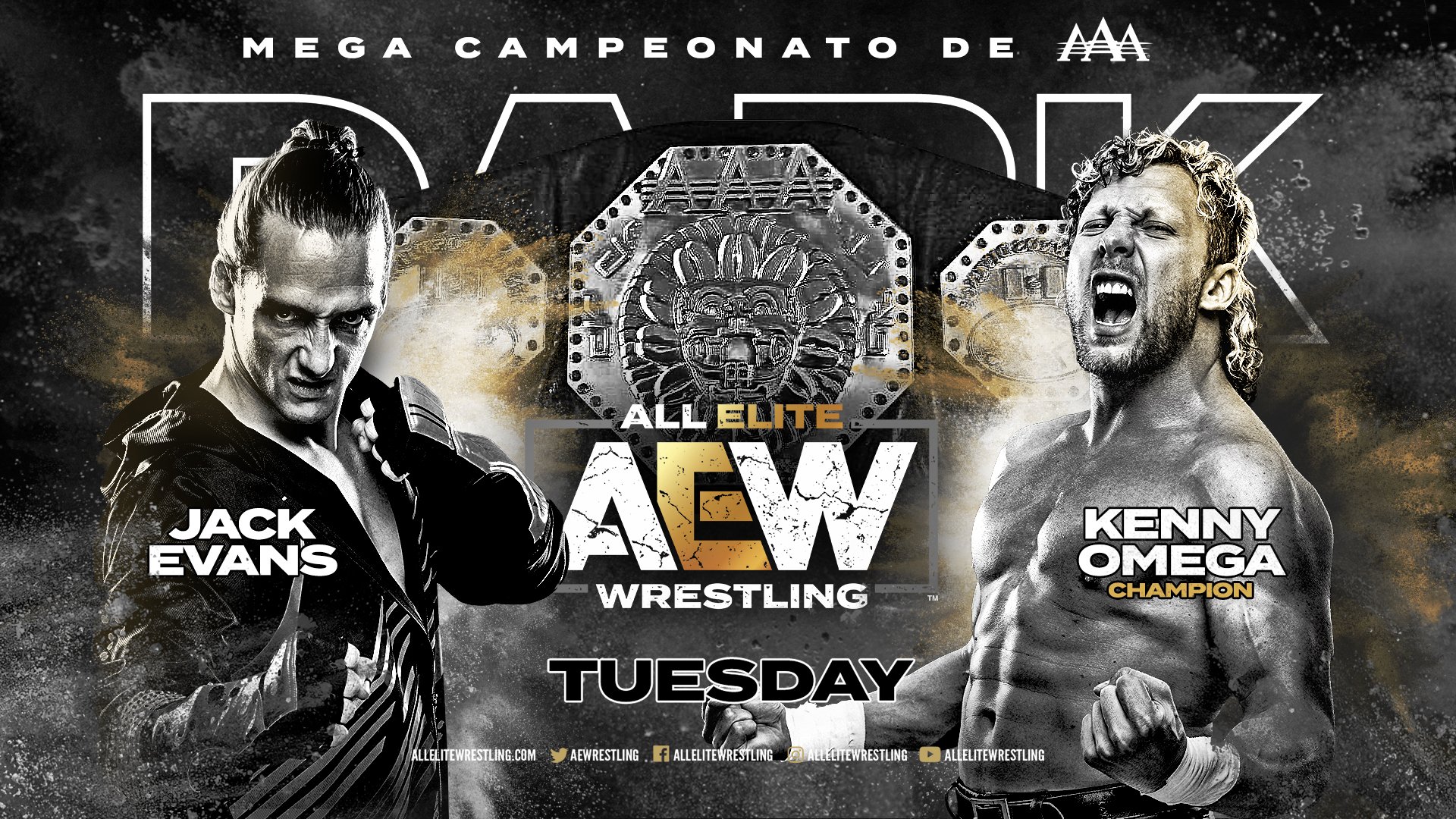 AEW Dark results: Kenny Omega vs. Jack Evans AAA Mega title match