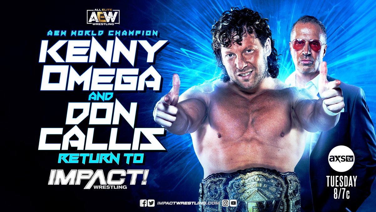 AEW’s Kenny Omega returning to Impact Wrestling next week