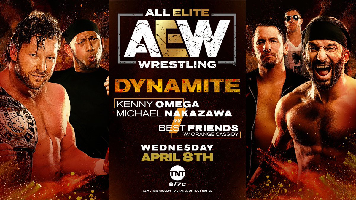 Kenny Omega teaming with Michael Nakazawa on AEW Dynamite