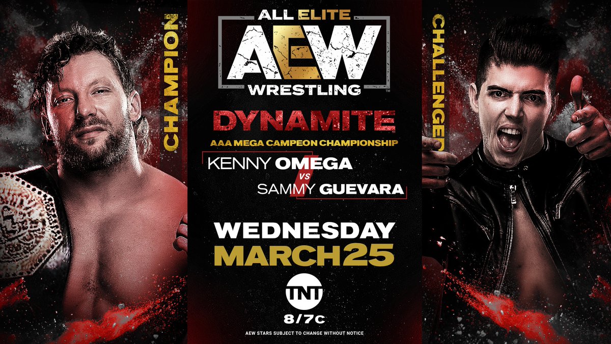 Kenny Omega AAA Mega title defense set for AEW Dynamite