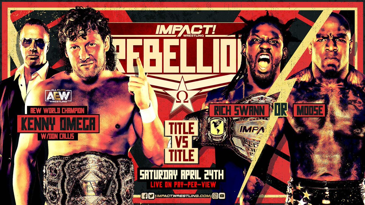 AEW’s Kenny Omega set for title vs. title match at Impact Rebellion