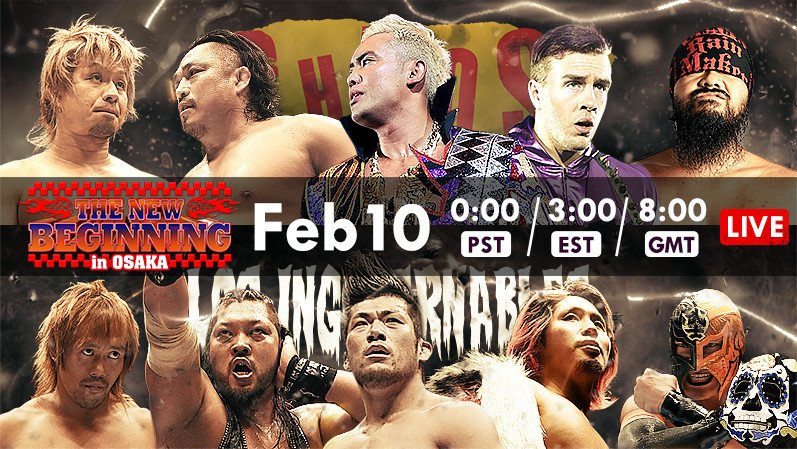 NJPW New Beginning in Osaka live results: Okada vs. SANADA