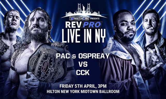 Ospreay & PAC teaming together at RevPro WrestleMania week show