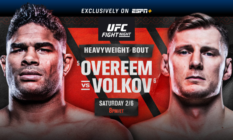 UFC on ESPN+ 42 live results: Alistair Overeem vs. Alexander Volkov