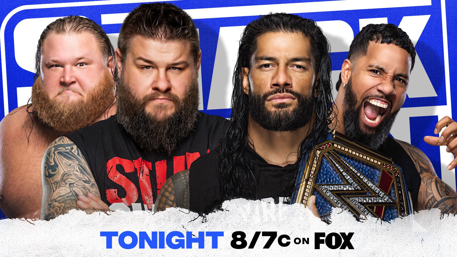 Reigns & Uso vs. Owens & Otis announced for WWE SmackDown