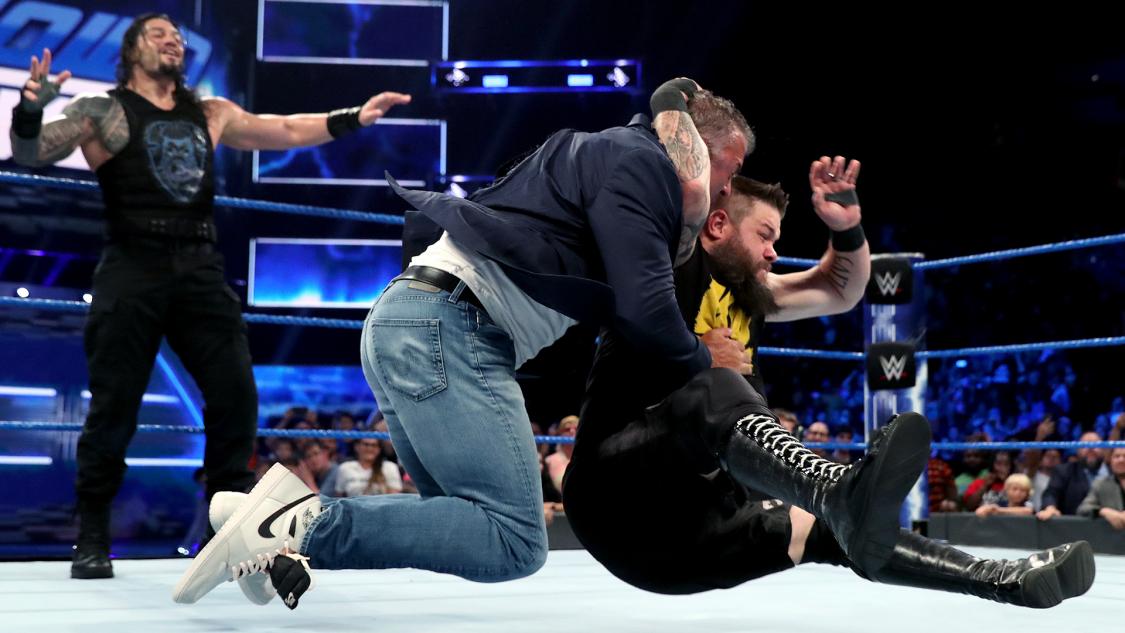 WWE SmackDown video highlights: Owens & Reigns lay out Shane