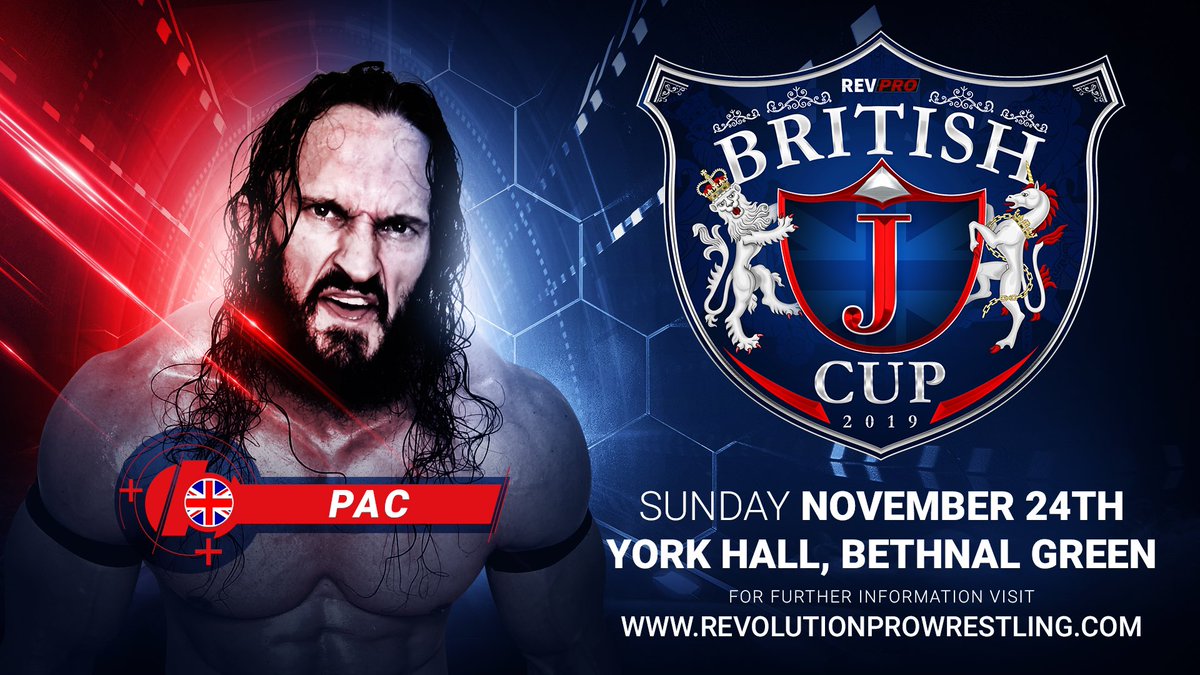 PAC announced for RevPro British J-Cup, full list of participants set