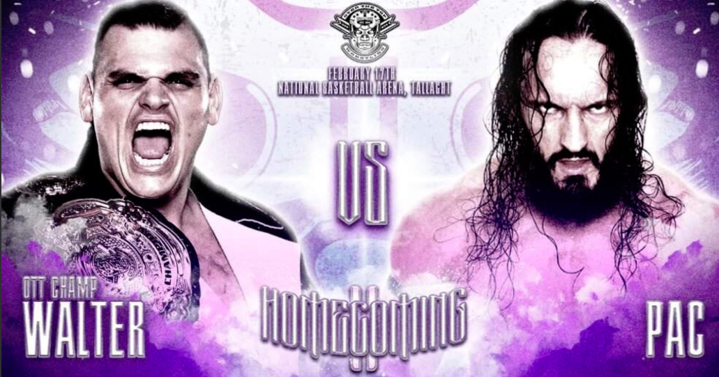 OTT books WALTER vs. PAC for Homecoming II