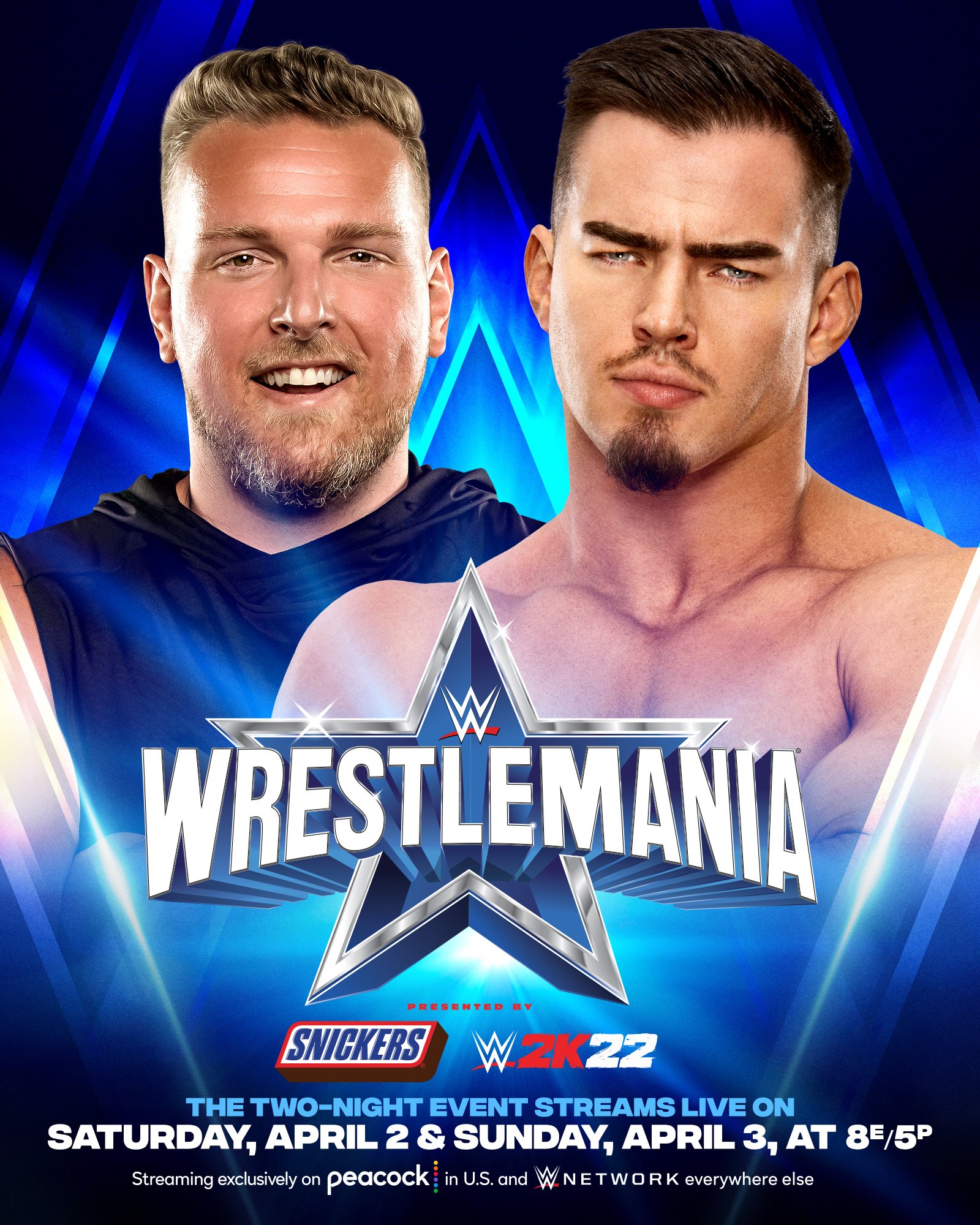 Pat McAfee vs. Austin Theory set for WWE WrestleMania 38