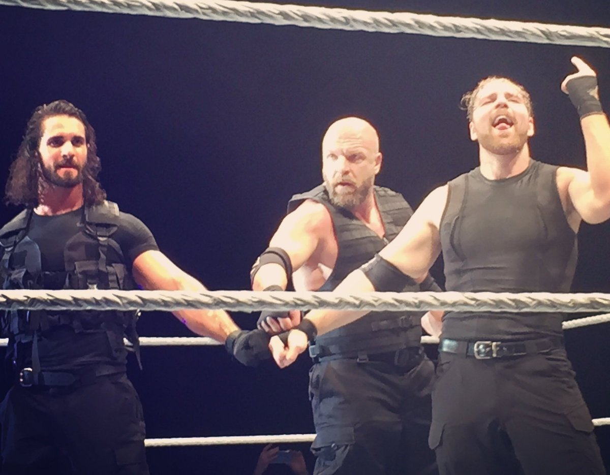 VIDEO: Triple H teams with The Shield on WWE’s European tour