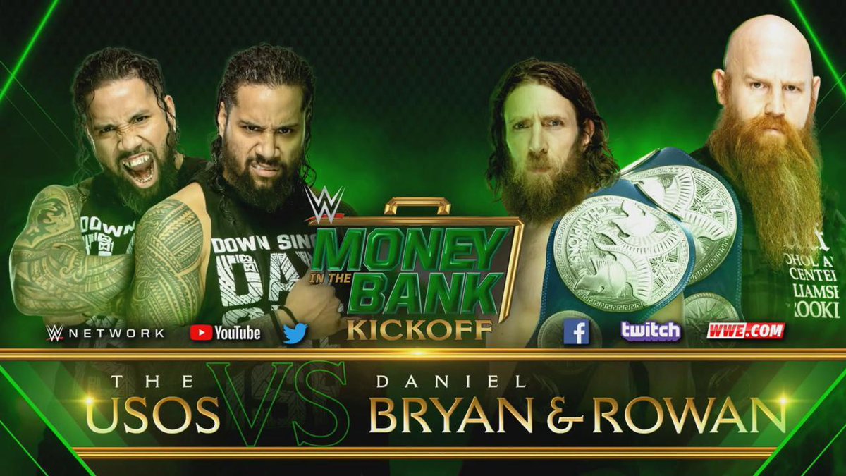 Tag match set for WWE Money in the Bank pre-show