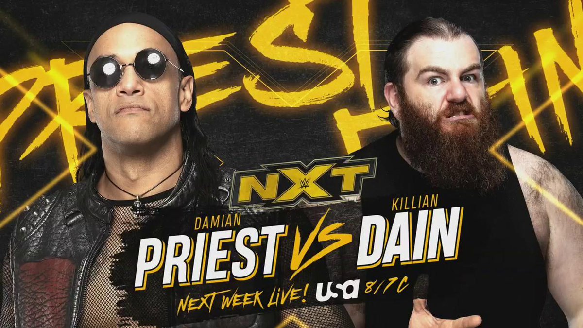 Damian Priest to face Killian Dain on NXT next week