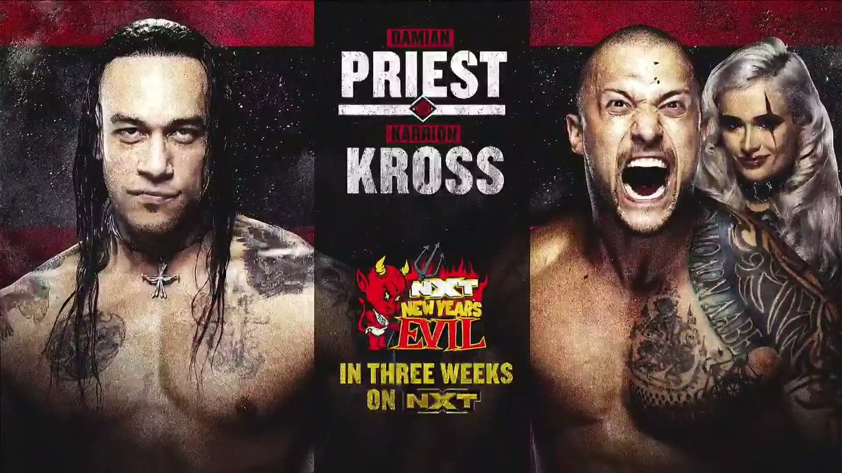 Lumis to host NXT New Year’s Evil, Kross vs. Priest set