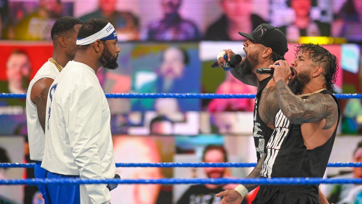 WWE SmackDown video highlights: The Usos return to tag team action