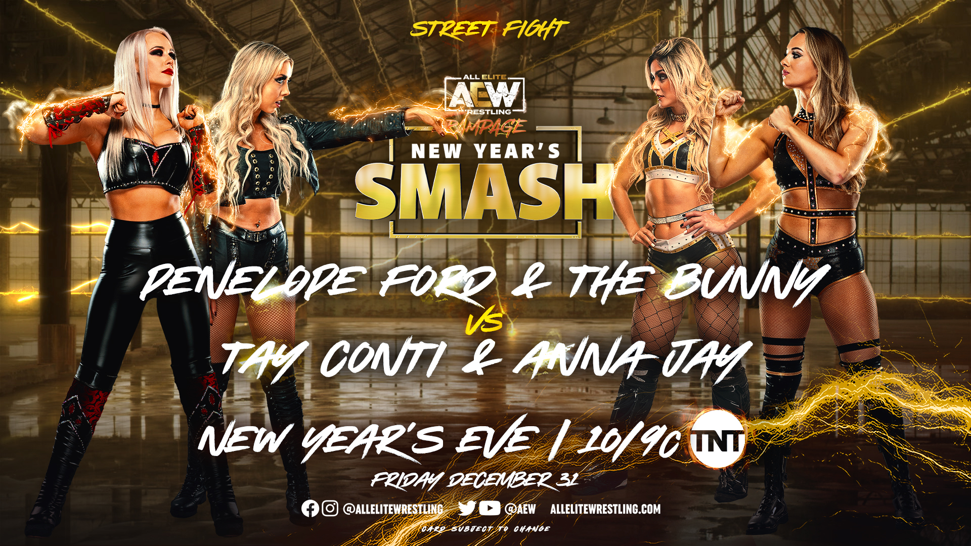 AEW Rampage live results: TNT title match, tag team street fight