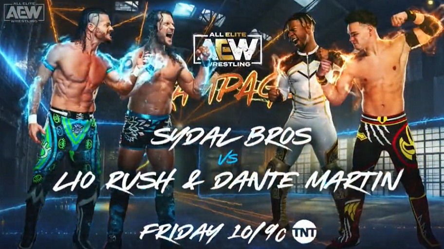 Lio Rush & Dante Martin vs. Sydal Bros set for AEW Rampage
