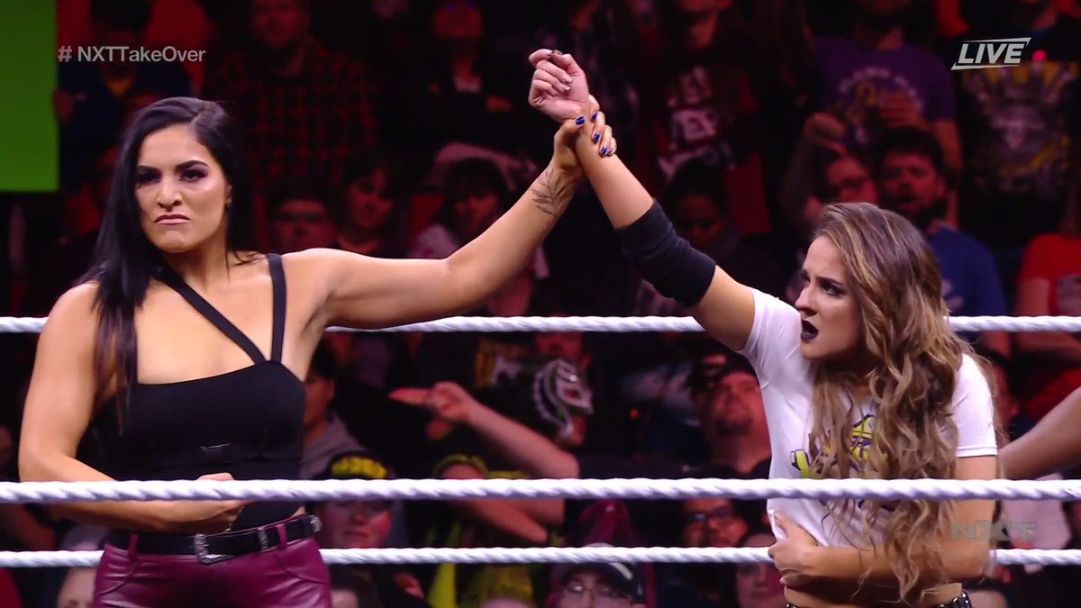 Raquel Gonzalez appears at NXT TakeOver: Portland