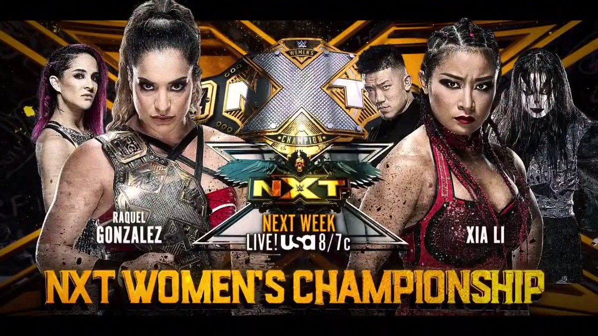 Women’s title match announced for next week’s WWE NXT