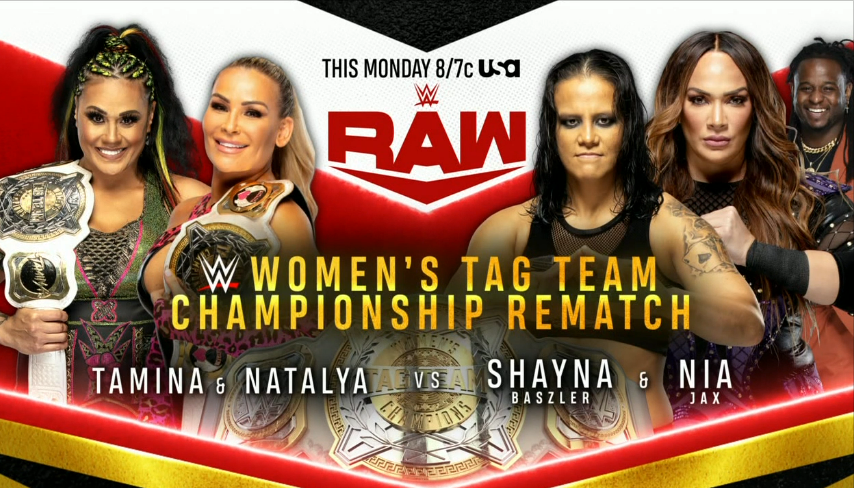 Women’s Tag Team title rematch announced for WWE Raw
