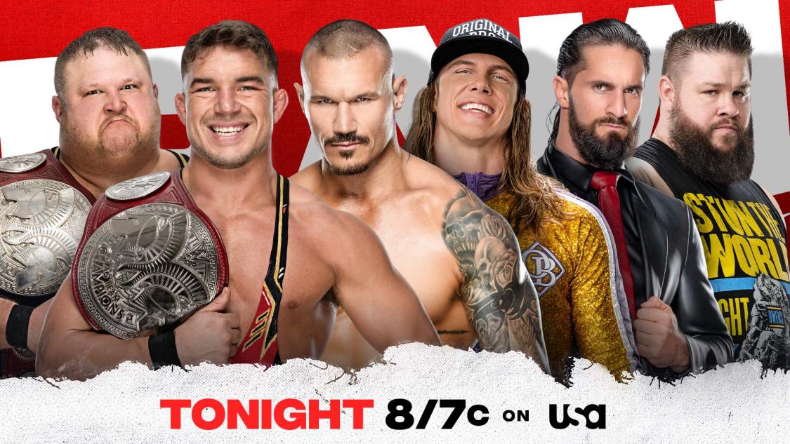 WWE Raw live results: Triple threat Tag Team title match