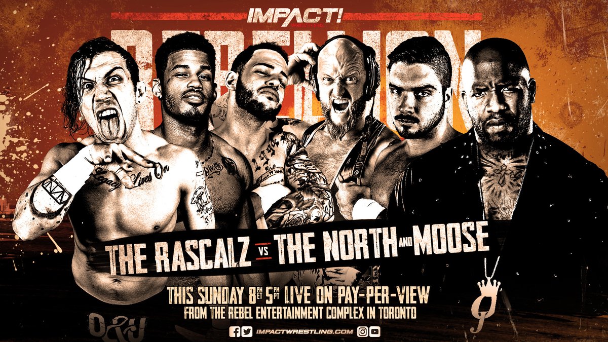 Six-man tag match set for Impact’s Rebellion PPV
